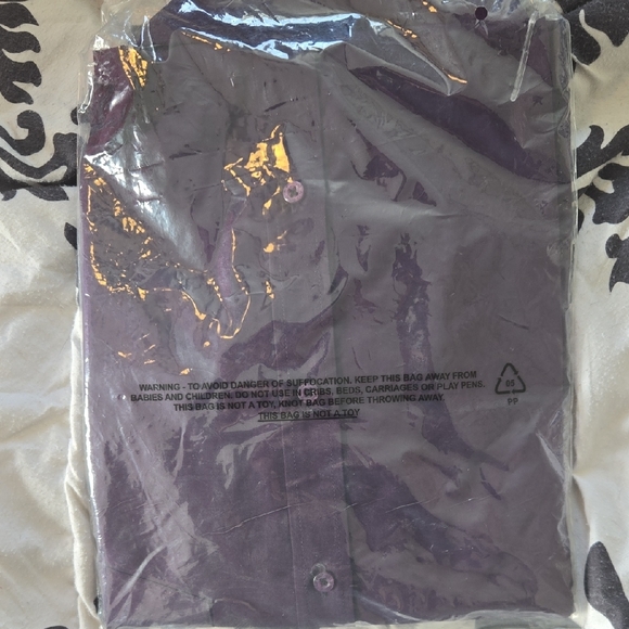 Alex Vando Men's Classic Purple Dress Shirt NEW In Bag - Picture 2 of 2